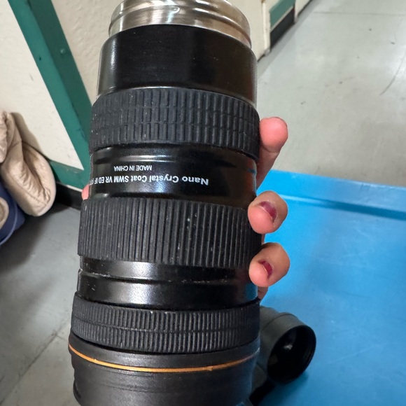 Cute Black Camera Lens Coffee Thermos - Picture 10 of 10